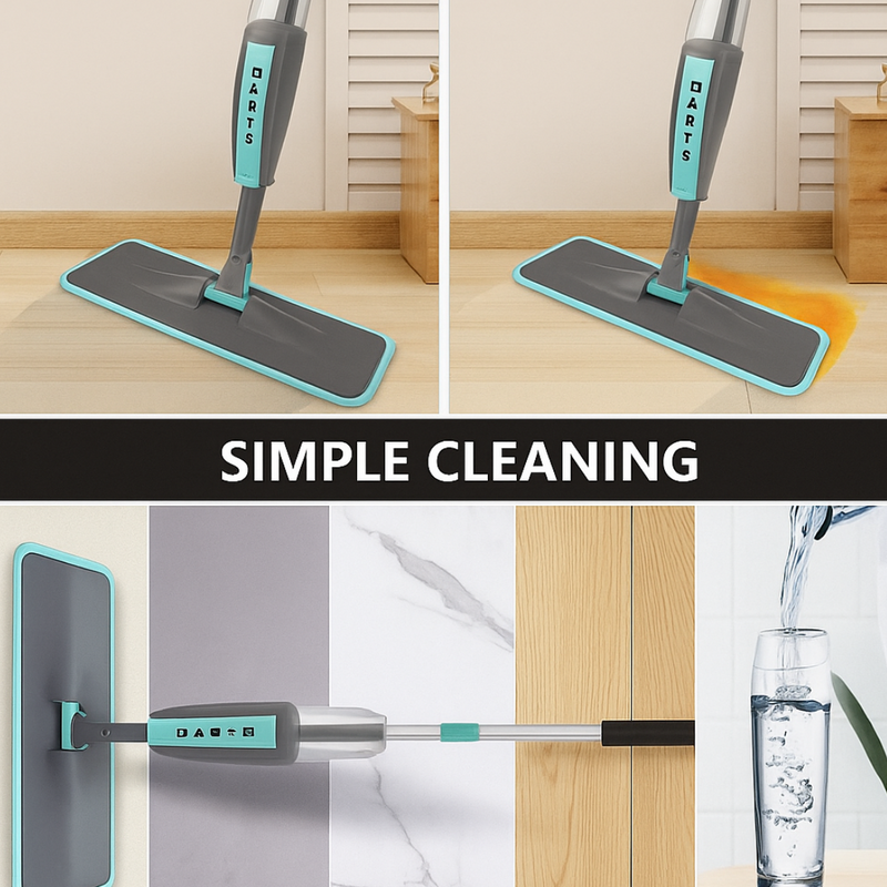 Mop Mágic 360° con Microfibra: Limpieza Rápida, Eficiente y Sin Esfuerzo para Tu Hogar