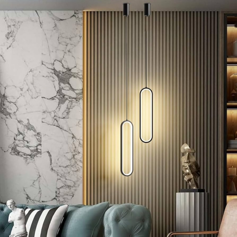 Lámpara de araña lineal Élan: diseño moderno con luz elegante y continua