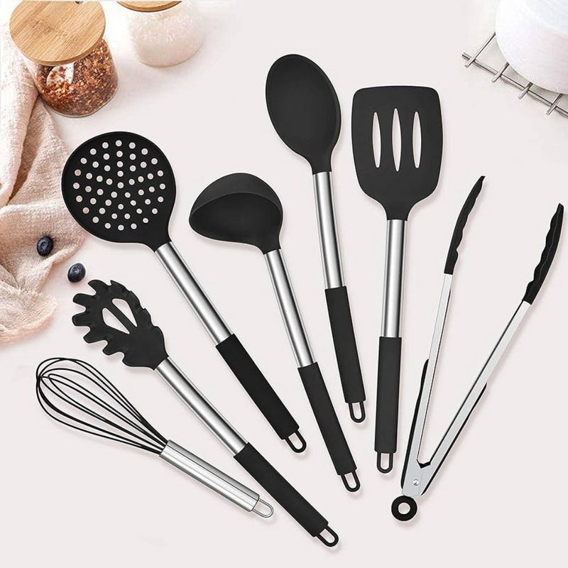 Kit de cocina de silicona premium de 12 piezas