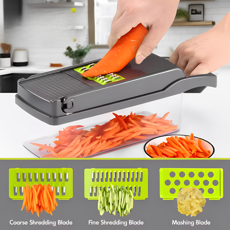 Cortador Premium para Cocina Moderna - 14/16 Piezas