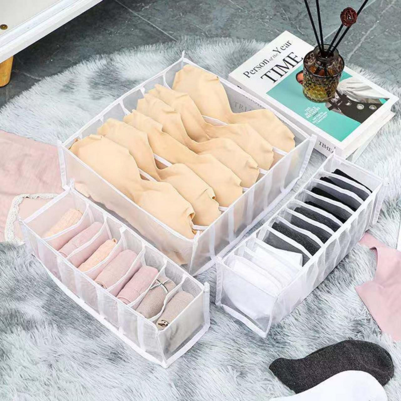 Organizador de Ropa Íntima - Kit de Sujetador, Medias y Bragas -