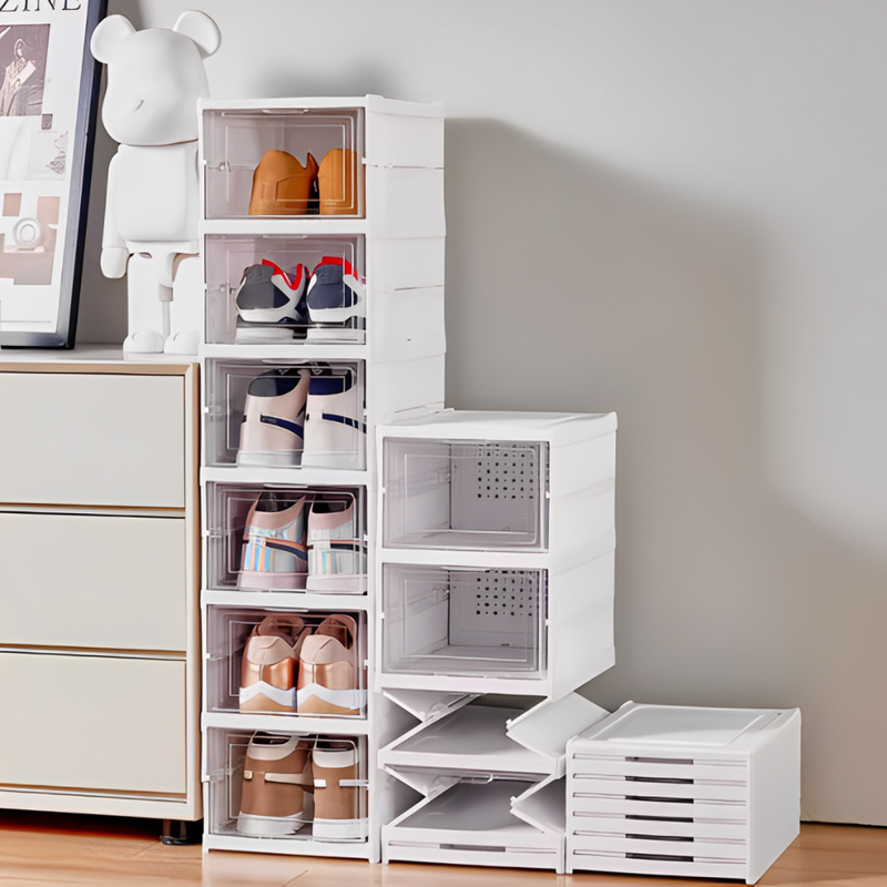 Caja Organizadora de Zapatos con Apertura Frontal